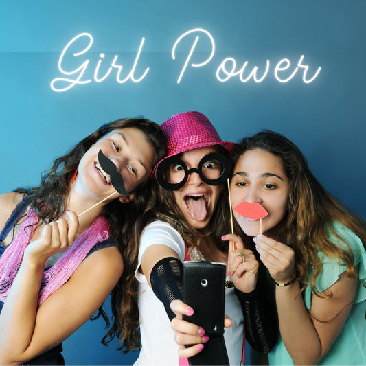 Girl Power Birthday Neon Sign
