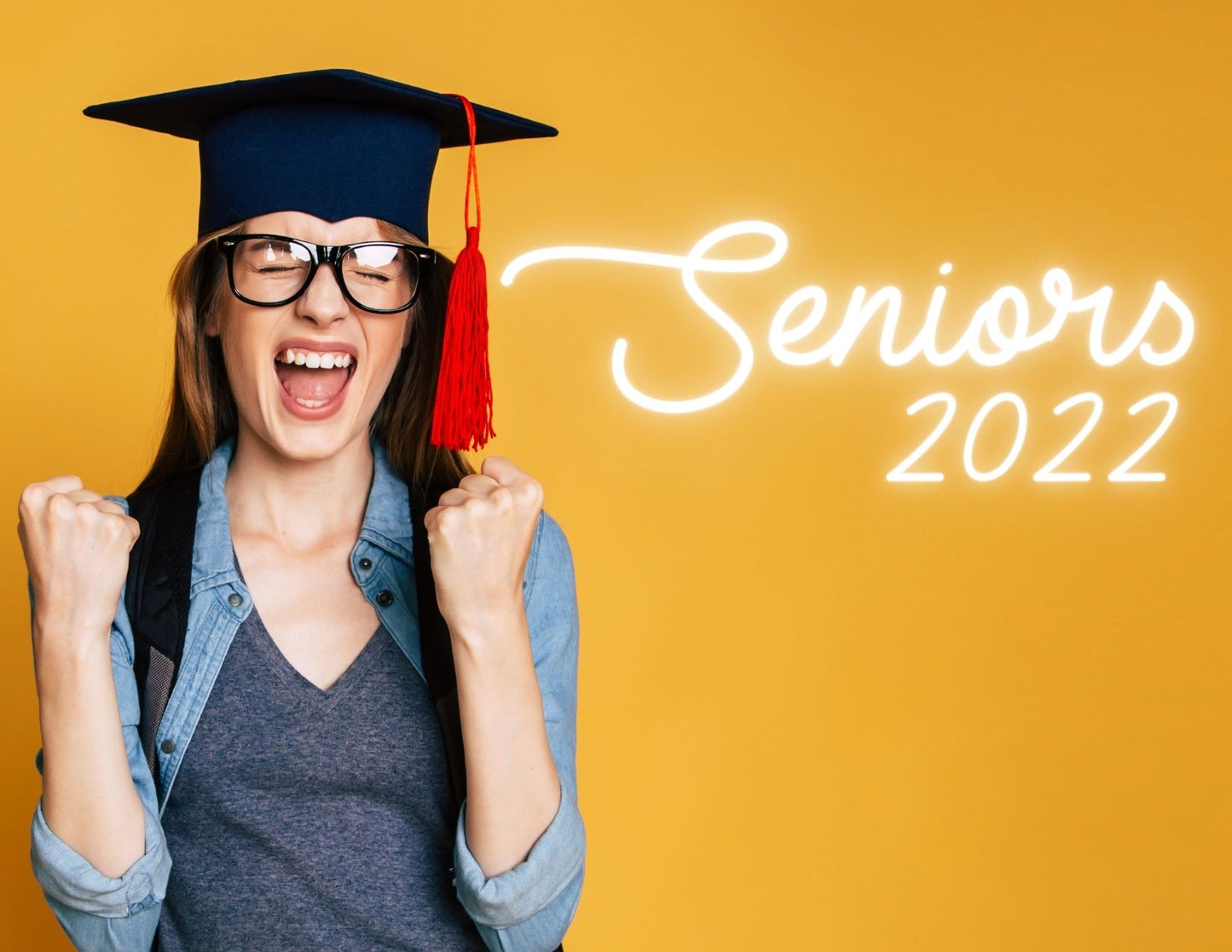 Seniors 2022 Graduation Neon Sign